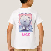 Polarer Bärn-Party-Mitte T-Shirt (Rückseite)