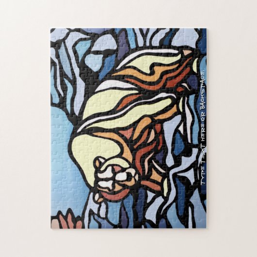 Polarer Bärn-Puzzlespiel-personalisiertes polarer Puzzle (Vertikal)