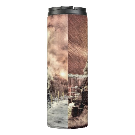 Polarer Eilzug Thermosbecher (Rückseite)