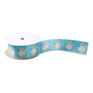 Polarer Freund Satinband
