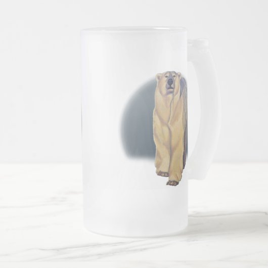 Polarer Mattglas Bierglas (VorderseiteRechts)