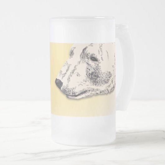 Polarer Mattglas Bierglas (VorderseiteRechts)