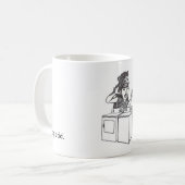 Polarer Waschmaschinen-Junge Kaffeetasse (Vorderseite Links)