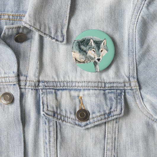 Polares Totem wolf Button (Beispiel)