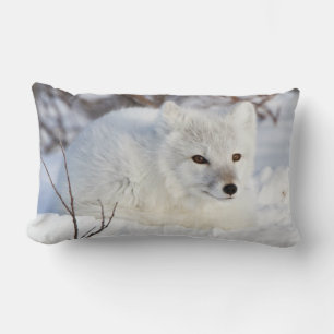 Polarfuchs im Winter Lendenkissen