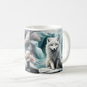 Polarfuchs Kaffeetasse (VorderseiteRechts)