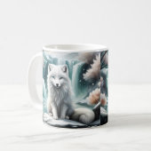 Polarfuchs Kaffeetasse (Vorderseite Links)
