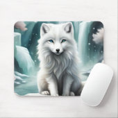 Polarfuchs Mousepad (Mit Mouse)