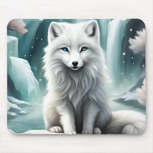 Polarfuchs Mousepad (Vorne)