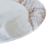 Polarfuchs Schneidebrett (Ecke)