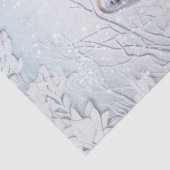 Polarfuchs Seidenpapier (Detail)