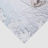 Polarfuchs Seidenpapier (Detail)