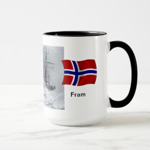 Polargebiet "Fram" im Eis Tasse