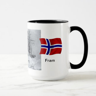 Polargebiet "Fram" im Eis Tasse