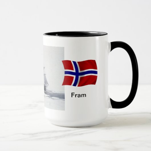 Polargebiet "Fram" im Eis Tasse (Rechts)