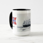 Polargebiet "Fram" im Eis Tasse (Vorderseite Links)