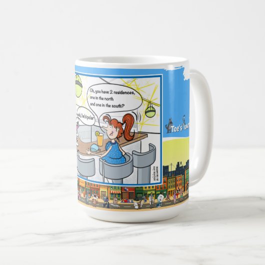 Polargebiete | Valentinstag Klassischer Kaffeebech Kaffeetasse (VorderseiteRechts)