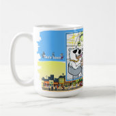 Polargebiete | Valentinstag Klassischer Kaffeebech Kaffeetasse (Links)