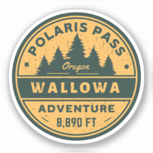 Polaris-Pass Wallowa Wandern Oregon Alpenpass Aufkleber