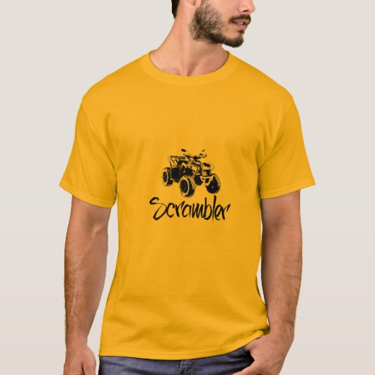 Polaris Scrambler Atv Quad T-Shirt (Vorderseite)