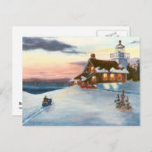 Polaris Sunset Postcard Postkarte (Vorne/Hinten)