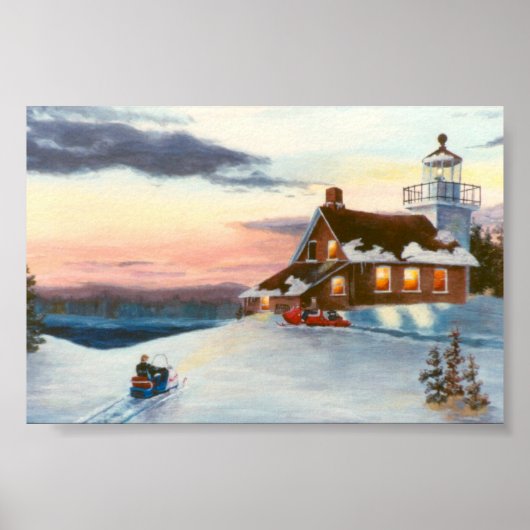 Polaris Sunset Poster (Vorne)