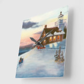 Polaris Sunset Wall Clock Quadratische Wanduhr (Winkel)