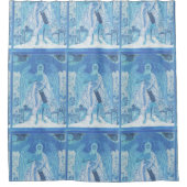 Polarisierter Johannes- der TäuferDuschvorhang Duschvorhang (Vorderseite)