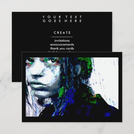 Polarität : kerica einladung (Vorne/Hinten)