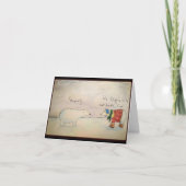 Polarkarte Dankeskarte (Vorderseite)