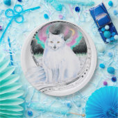 Polarktischer Fox-Aquarelltinte Pappteller (Party)