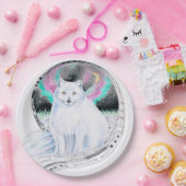 Polarktischer Fox-Aquarelltinte Pappteller (Party)