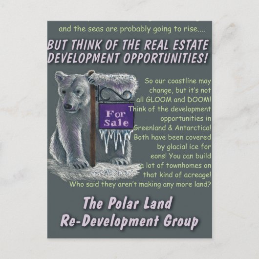 Polarland-Neuentwicklung Postkarte (Vorderseite)