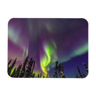 Polarlicht   Fairbanks, Alaska Magnet