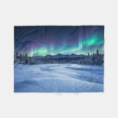 Polarlicht Fleecedecke (Vorderseite (Horizontal))