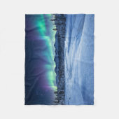 Polarlicht Fleecedecke (Vorderseite)