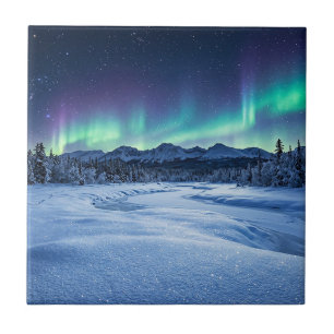 Polarlicht Fliese