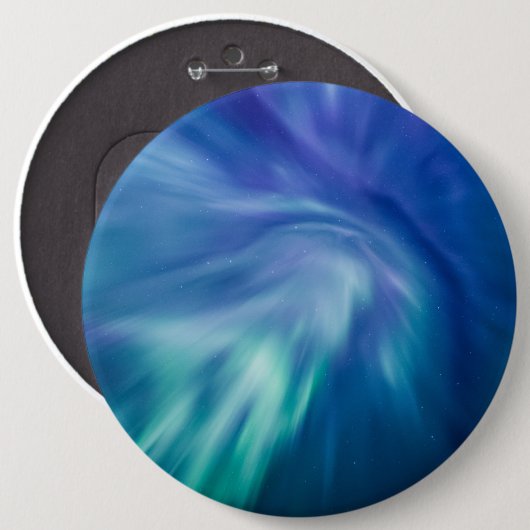 Polarlicht Himmel Button (Vorne & Hinten)
