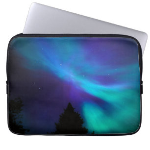 Polarlicht   Kanada Ontario Sudbury Laptopschutzhülle
