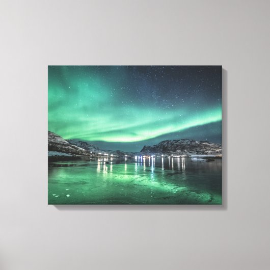 Polarlicht Leinwanddruck (Vorderseite)
