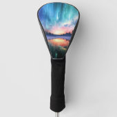Polarlicht, Nordlicht, Golf Headcover (Vorderseite)