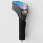 Polarlicht, Nordlicht, Golf Headcover (angewinkelt)