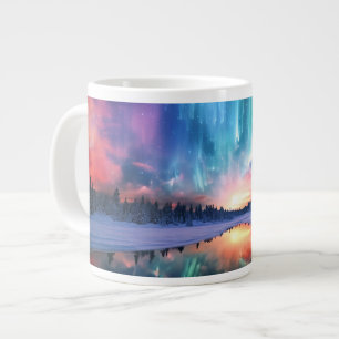 Polarlicht, Nordlicht, Jumbo-Tasse