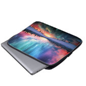 Polarlicht, Nordlicht, Laptopschutzhülle (Vorne Knopf)
