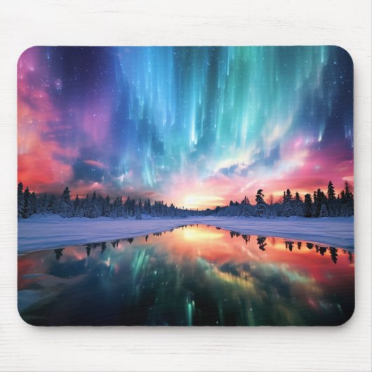 Polarlicht, Nordlicht, Mousepad (Vorne)