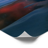 Polarlicht, Nordlicht, Poster (Ecke)