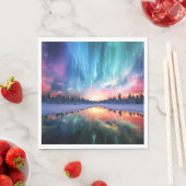 Polarlicht, Nordlicht, Serviette (Beispiel)