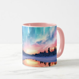 Polarlicht, Nordlicht, Tasse
