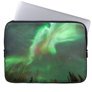 Polarlicht Nordlichter   Fairbanks Laptopschutzhülle