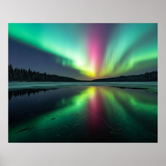 Polarlicht Poster (Vorne)